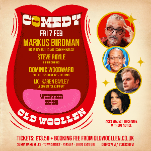 Comedy at The Old Woollen - Fri 7 Feb