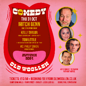 Comedy at The Old Woollen - Thurs 31 Oct