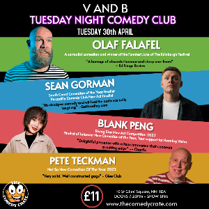 Comedy At V and B with Olaf Falafel