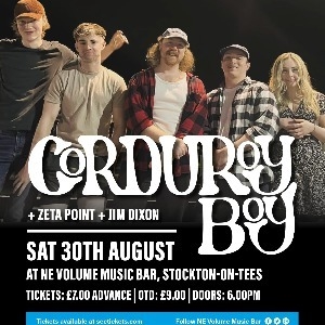 Corduroy Boy + Support Corduroy Boy + Support