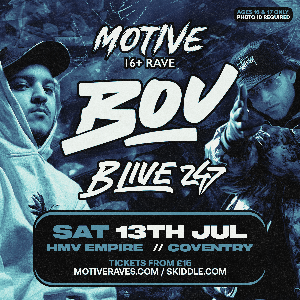 Coventry 16+ DNB Rave W/ Bou & B Live