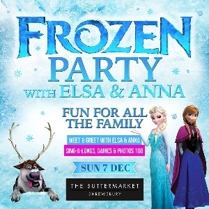 FROZEN Party with Elsa & Anna at 11.30am FROZEN Party with Elsa & Anna at 11.30am