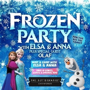 FROZEN Party with Elsa & Anna at 11.30am