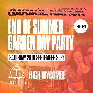 GARAGE NATION - END OF SUMMER GARDEN DAY PARTY GARAGE NATION - END OF SUMMER GARDEN DAY PARTY
