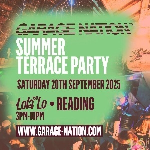 GARAGE NATION - SUMMER TERRACE PARTY! GARAGE NATION - SUMMER TERRACE PARTY!