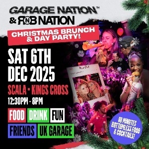 Garage Nation x R&B Nation Xmas Brunch & Day Party Garage Nation x R&B Nation Xmas Brunch & Day Party