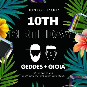 Geddes and Gioia 10th Birthday