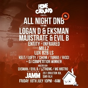 Homeground presents: All night DNB Homeground presents: All night DNB