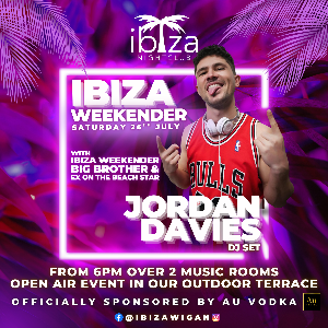 IBIZA WEEKENDER WITH JORDAN DAVIES IBIZA WEEKENDER WITH JORDAN DAVIES