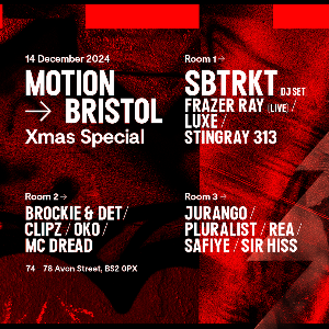 In:Motion Presents - SBTRKT, Frazer Ray, LUXE