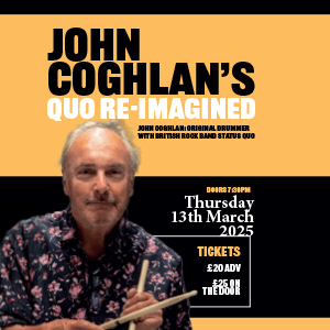 JOHN COGHLAN'S QUO REIMAGINED - Alexanders Live (Chester)