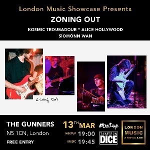 See Tickets - LONDON MUSIC PRESENTS: FREE ENTRY ZONING OUT Tickets and