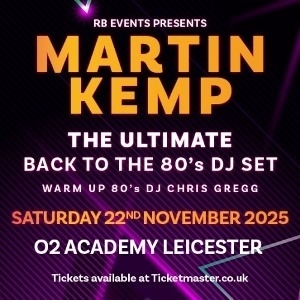 Martin Kemp's Ultimate Back To The 80s DJ Set