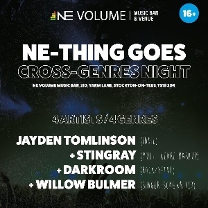 NE Thing Goes: Jayden Tomlinson + Support NE Thing Goes: Jayden Tomlinson + Support