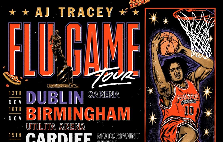 AJ TRACEY ANNOUNCES UK ARENA FLU GAME TOUR FOR NOVEMBER 2021 Gigs And Tours News