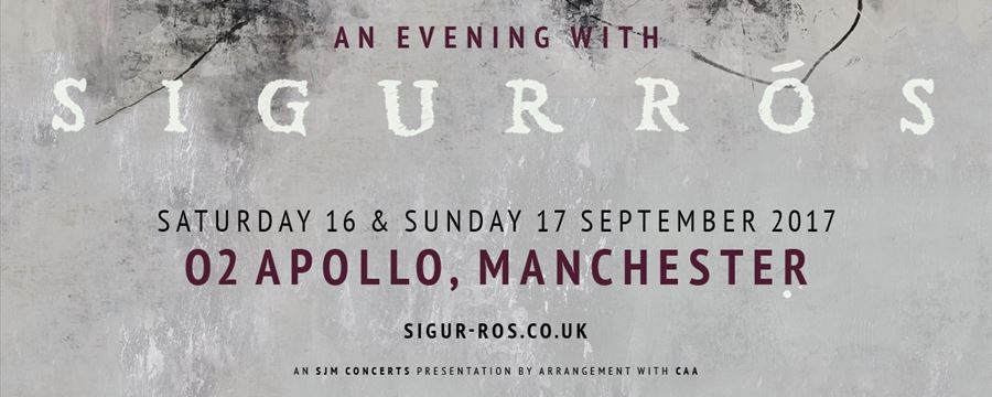 SIGUR RÓS ANNOUNCE EUROPEAN TOUR FOR AUTUMN