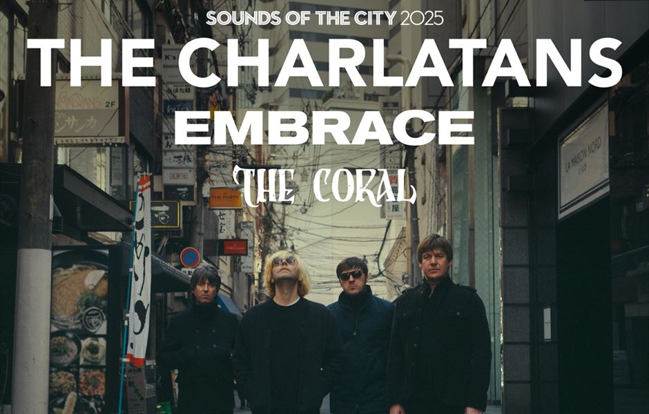 THE CHARLATANS ANNOUNCE MAJOR HEADLINE RETURN TO MANCHESTER'S CASTLEFLED BOWL THIS SUMMER