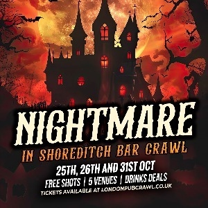 NIGHTMARE IN SHOREDITCH // HALLOWEEN BAR CRAWL