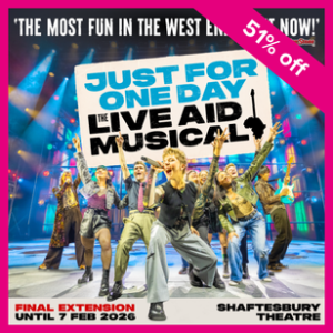 JUST FOR ONE DAY - The Live Aid Musical JUST FOR ONE DAY - The Live Aid Musical