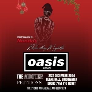 OASIS TRIBUTE: DEFINITELY MIGHTBE AT BLAKE HALL