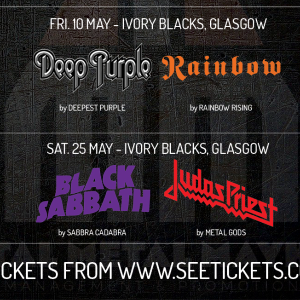 RAINBOW RISING + DEEPEST PURPLE: IVORY BLACKS - Ivory Blacks (Glasgow)