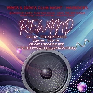 Rewind - 1990's and 2000's - Club Night
