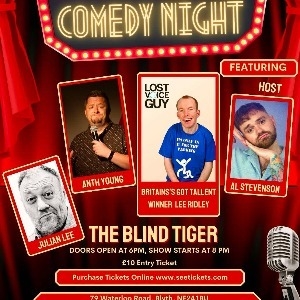 ROAR WITH LAUGHTER AT BLIND TIGER COMEDY NIGHT