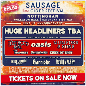 Sausage and Cider Festival - Nottingham 2025