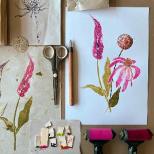 Autumn Equinox: Botanical Tetrapak Printmaking