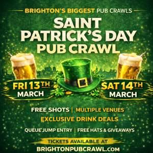 SAINT PATRICK'S DAY PUB CRAWL - BRIGHTON