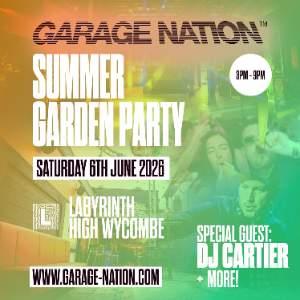 GARAGE NATION SUMMER GARDEN PARTY