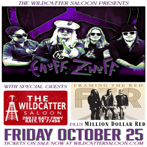 ENUFF Z'NUFF w/ FRAMING THE RED & MILLION DOLLAR RED