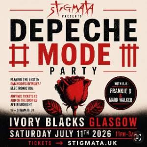 Club Stigmata - Depeche Mode Party: Frankie D + Mark Walker
