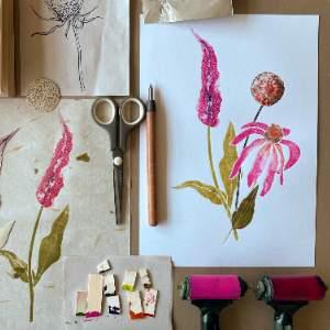 Autumn Equinox: Botanical Tetrapak Printmaking