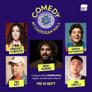 Comedy at Cadogan Hall with Nish Kumar