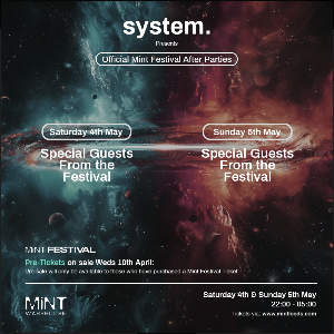 system presents Mint Festival After Party - Sunday