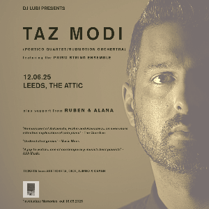 Taz Modi & Prism String Ensemble / Ruben & Alana Taz Modi & Prism String Ensemble / Ruben & Alana