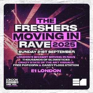 The Official London Freshers 2025 Moving In Rave