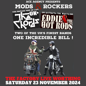 THE UK CHORDS + EDDIE AND THE HOTRODS - The Factory Live (Worthing)