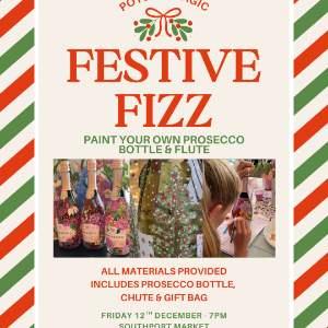 Festive Fizz - Paint Your Own Prosecco Bottles