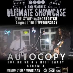Gigs and Drinks @The Star - AUTOCOPY (Ticketed)