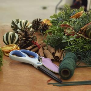 Christmas wreath making workshop