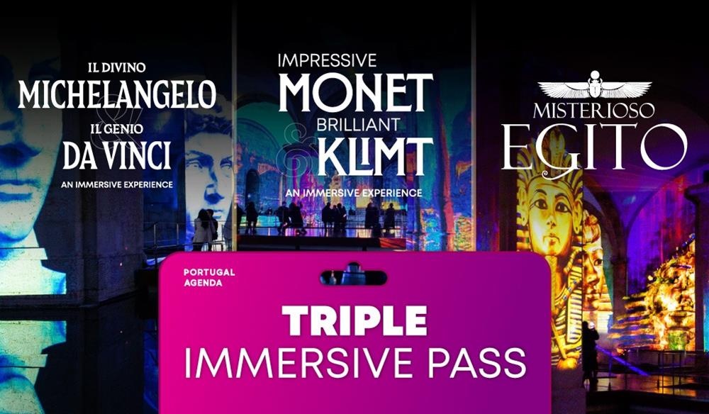 IMMERSIVE SHOWS: Monet, Klimt, Da Vinci & Egypt