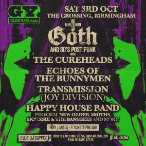 Goth & Post-Punk All-Dayer w/ The Cureheads & more