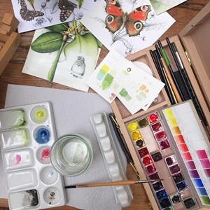 Botanical Sketchbook: Painting Spring