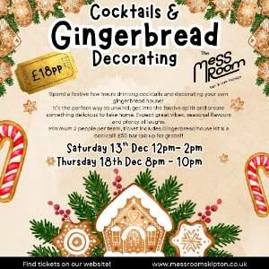 COCKTAILS & GINGERBREAD DECORATING - Thursday