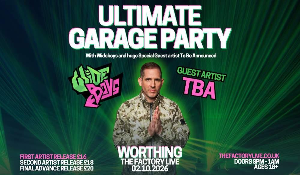 Ultimate Garage Party: Wideboys + Special Guest