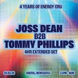 Energy Cru: Joss Dean b2b Tommy Phillips (4hr set)