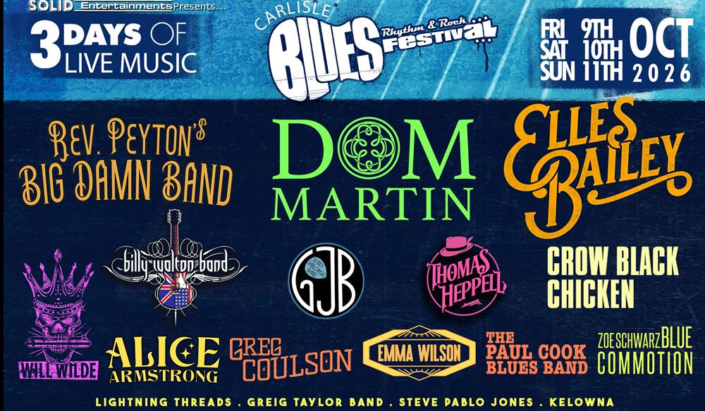 Carlisle Blues, Rhythm & Rock Festival