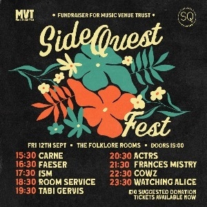 SideQuest Fest - All-Dayer Fundraiser for the MVT SideQuest Fest - All-Dayer Fundraiser for the MVT